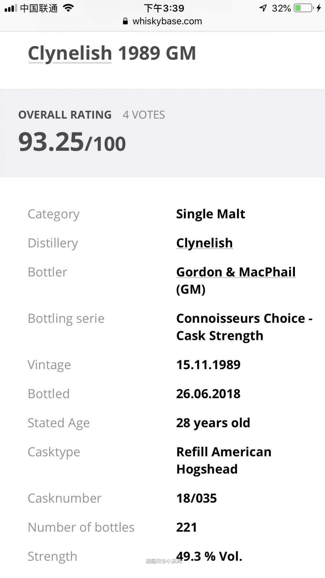 Clynelish 28yo GM（1989-2018）