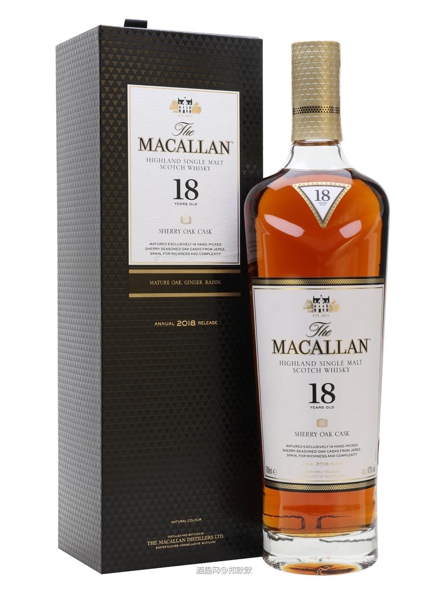 Macallan 18 yo ‘Sherry Oak’ 2018