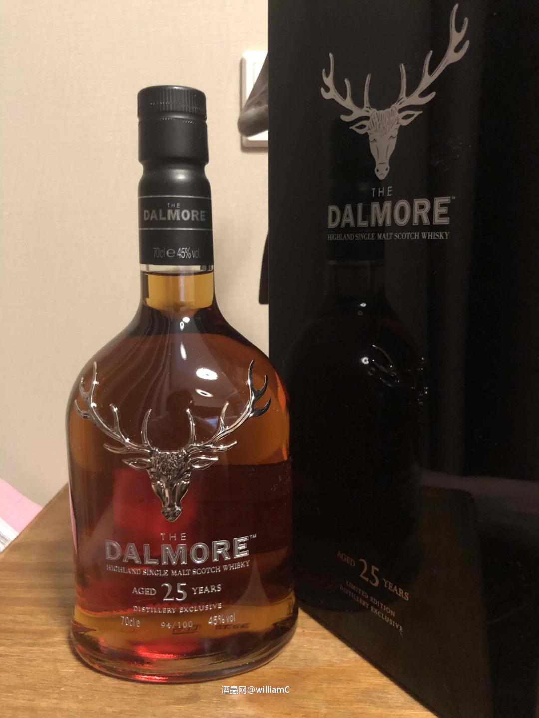 限量100瓶的dalmore25年