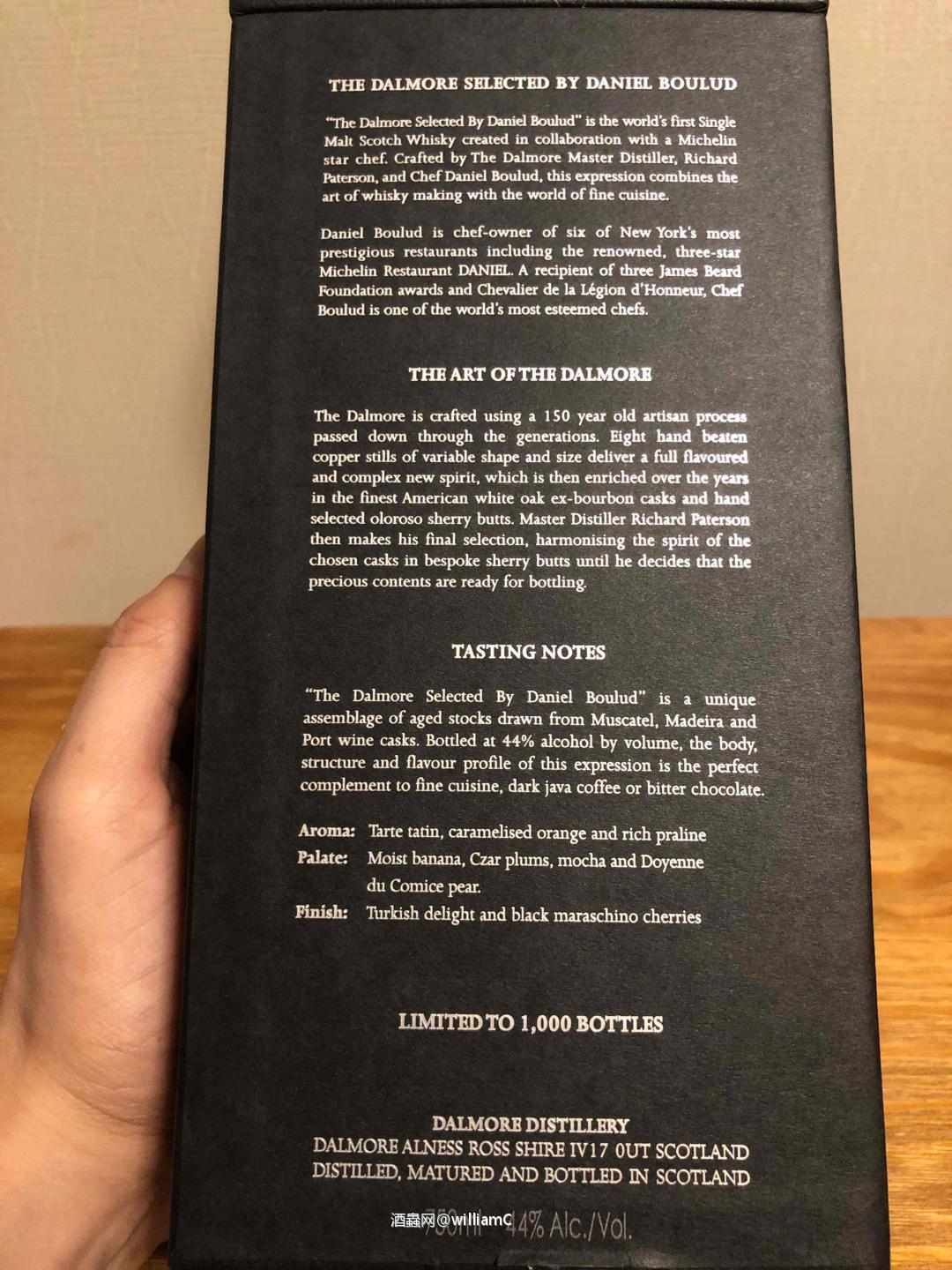 Dalmore米其林大厨Daniel限量版