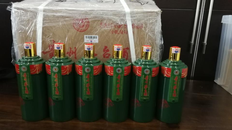 瓶子货，里面普茅