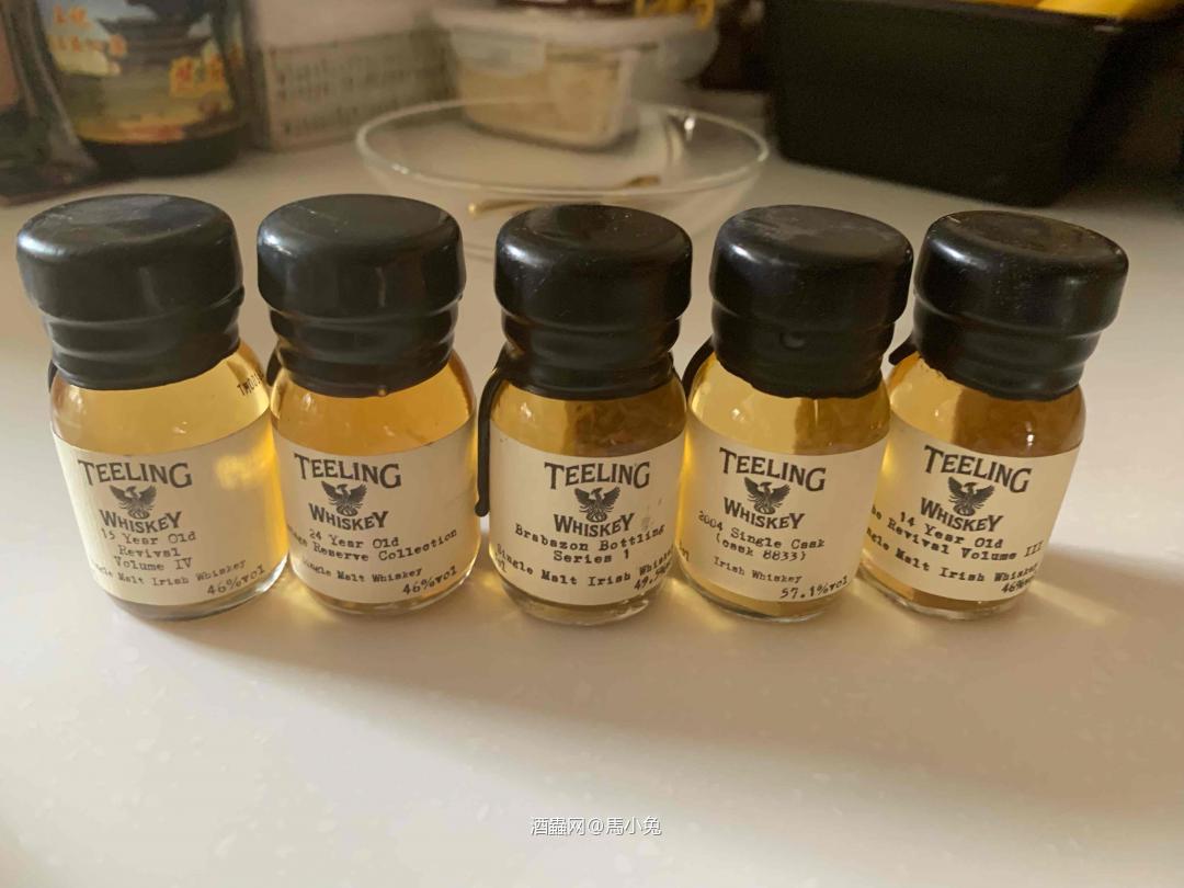 Teeling 垂直品鉴 24年更胜一筹 细腻的皮革味道 加水后释放出浓郁的水果香气（主要是蜜瓜） 尾韵略短 口感丝滑 其次的个人排序14›2004单桶›15›bbs1