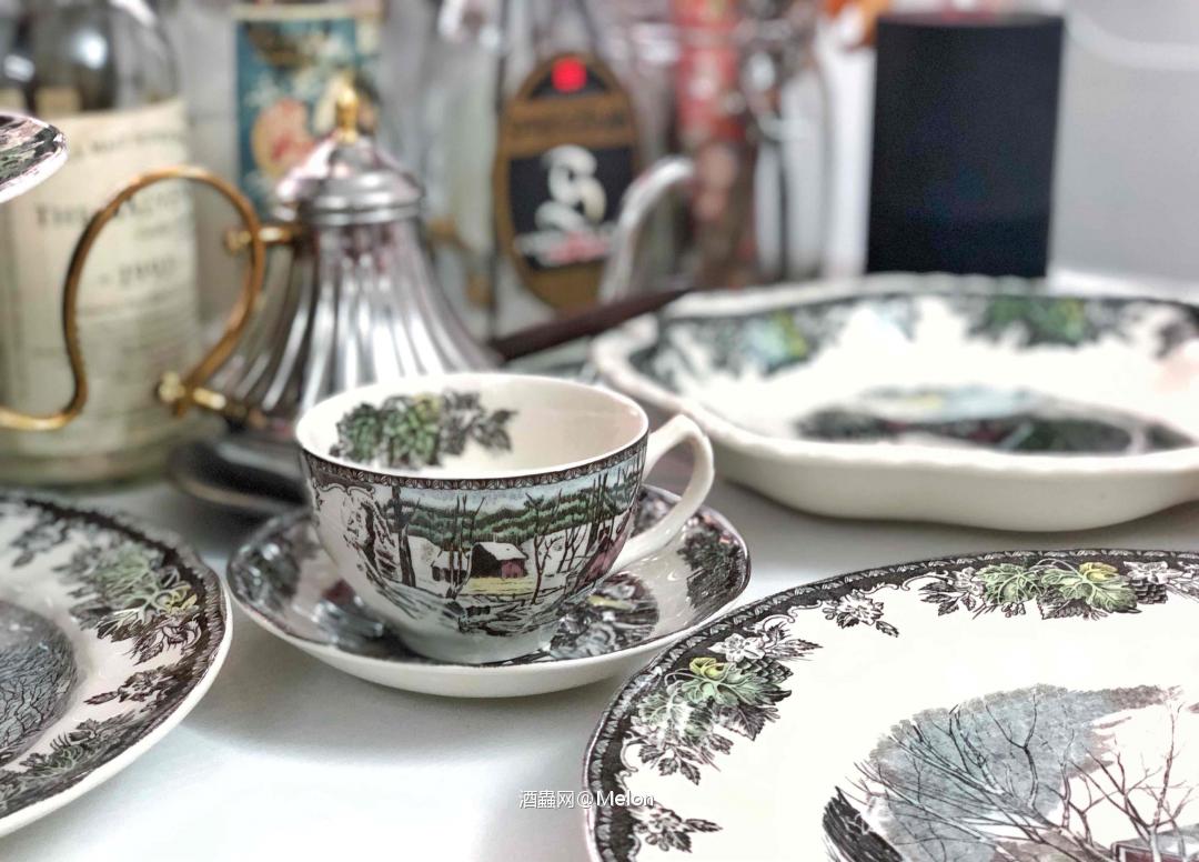 买了套盘子做了顿brunch,用了很多whisky调味~