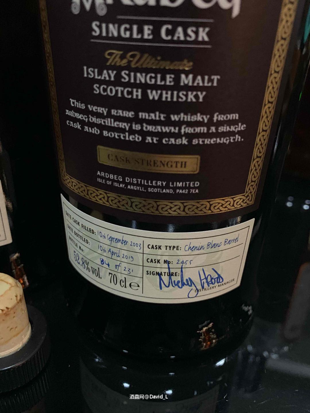 ardbeg 2003-2019 chenin blanc …