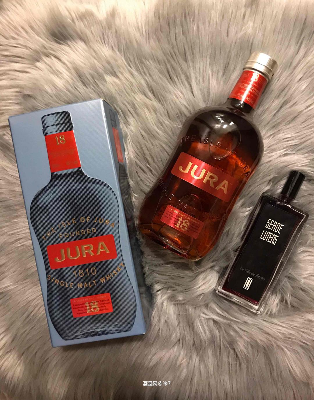 蘇格蘭威士忌朱拉18年和香水芦丹氏的柏林少女，男女品嚐之物👄👄👄