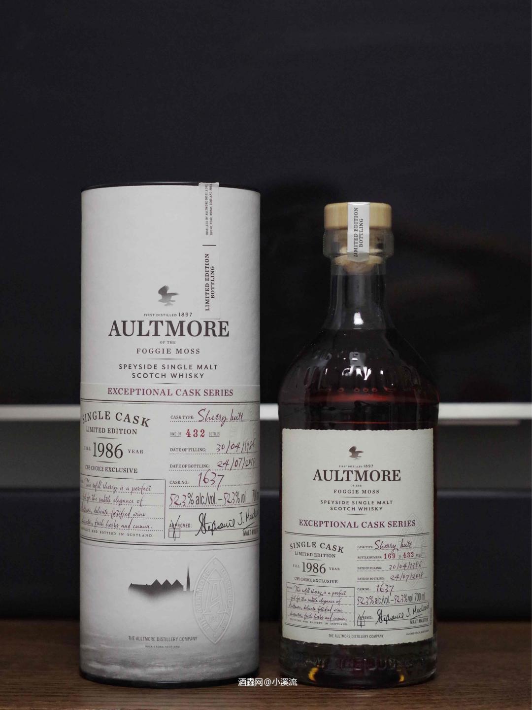 Aultmore 1986，酒评