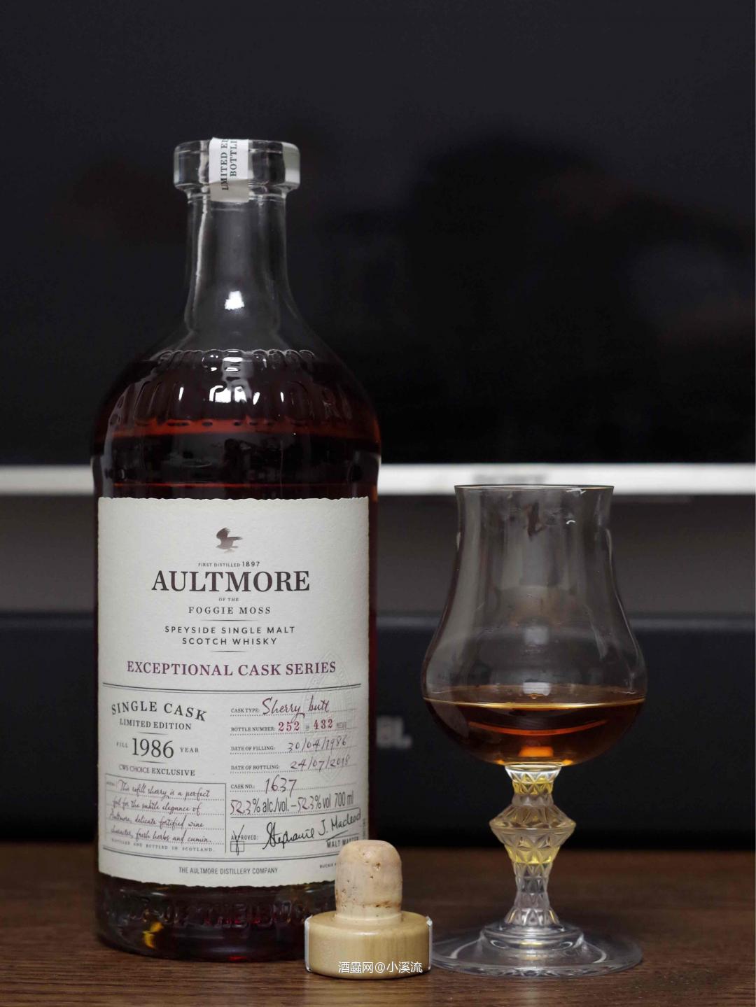 Aultmore 1986，酒评
