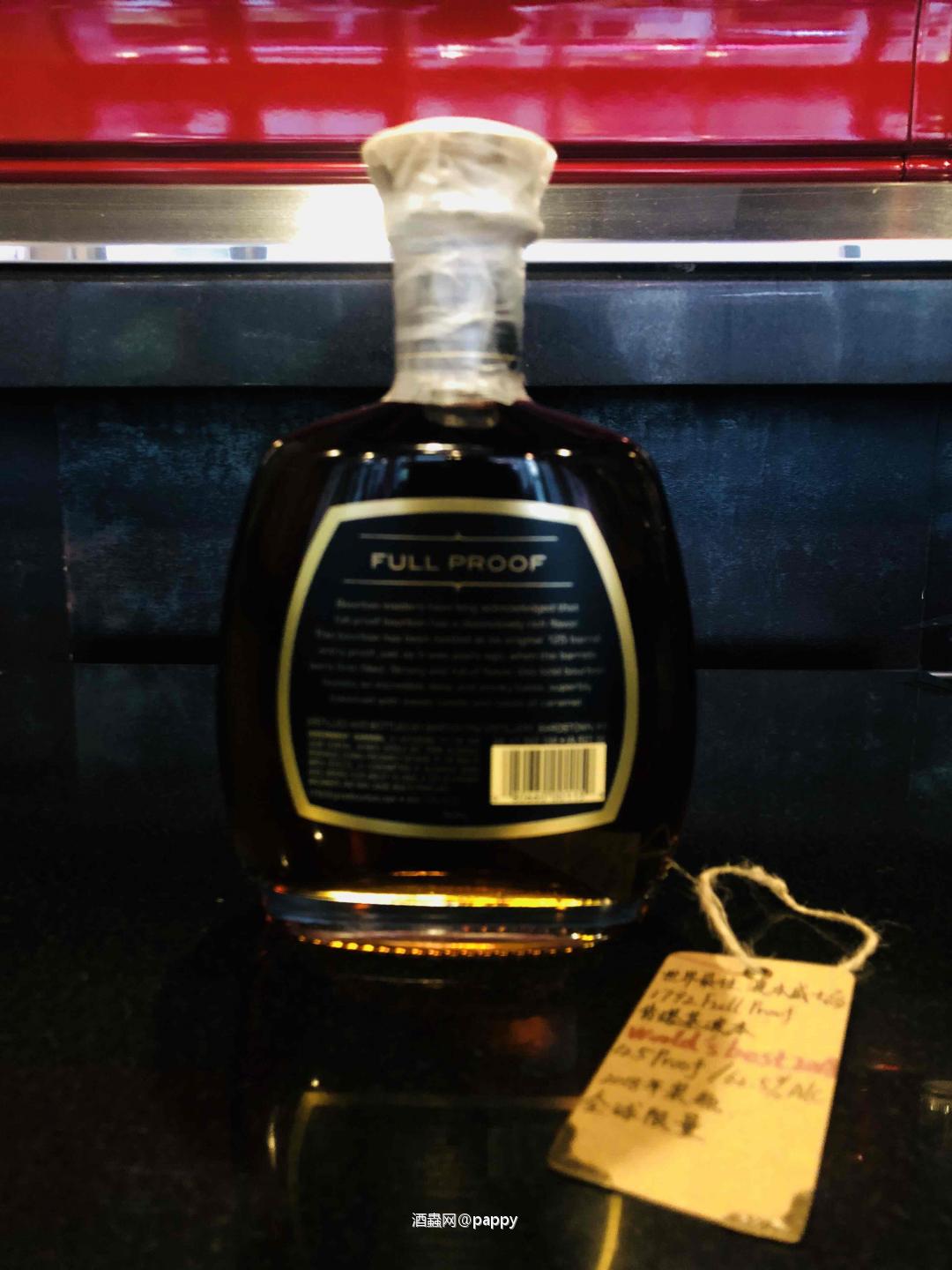 # Full Proof Kentucky straight bourbon whiskey