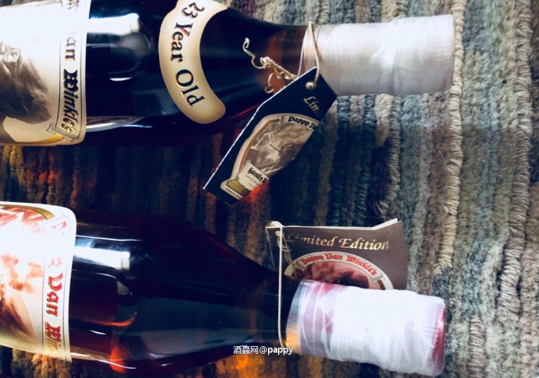 # a set of pappy van Winkle # Kentucky bourbon whiskey # Limited Edition # 一套六瓶 10年，12年，13年，15年，20年，23年