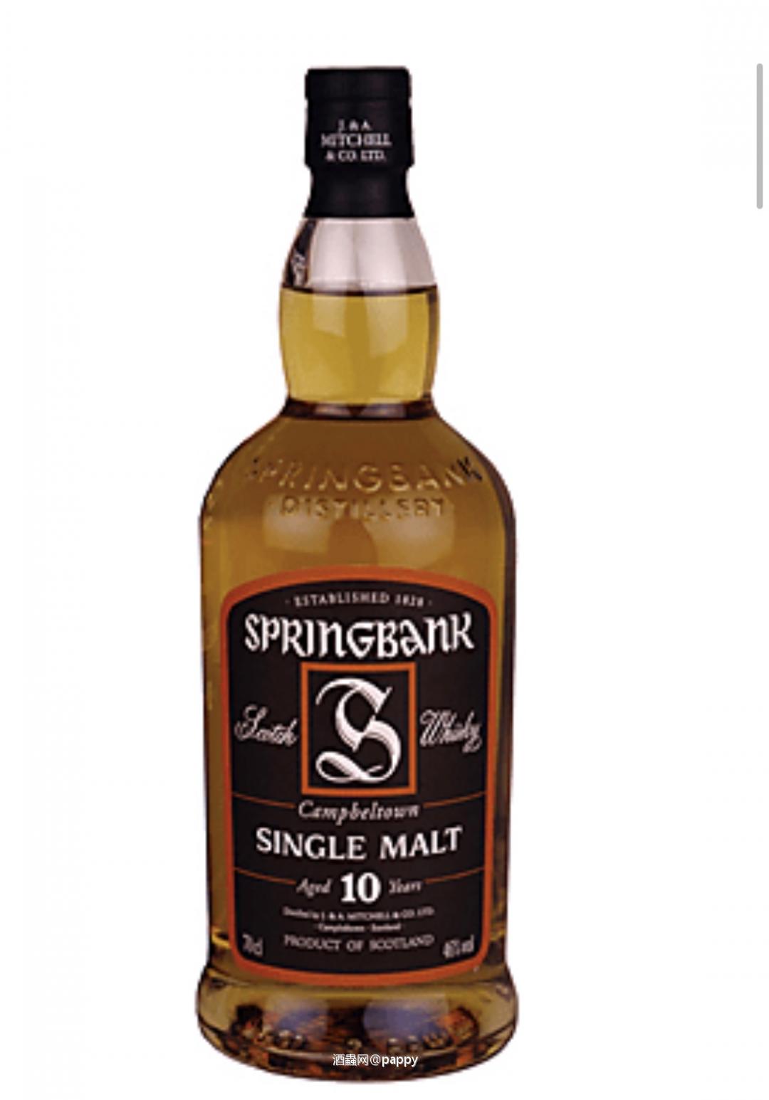 # springbank 2010 十年 750ml