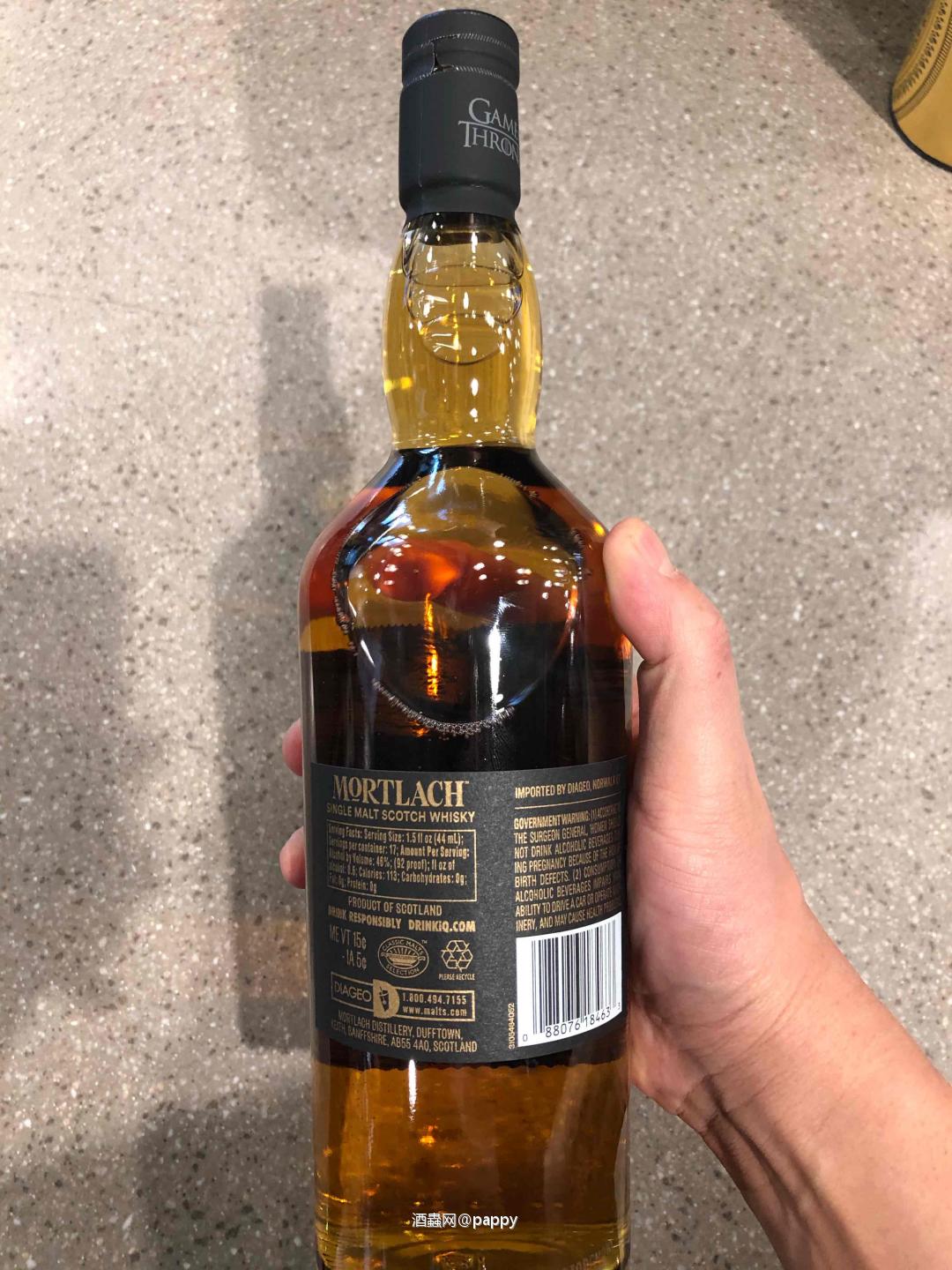 限量发售款 权力的游戏 你需要这瓶 15年的吧。