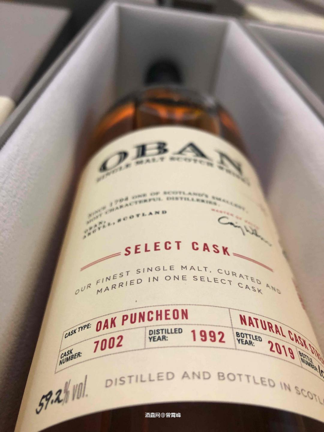 喝了一些oban，最近有点喜欢这个酒厂