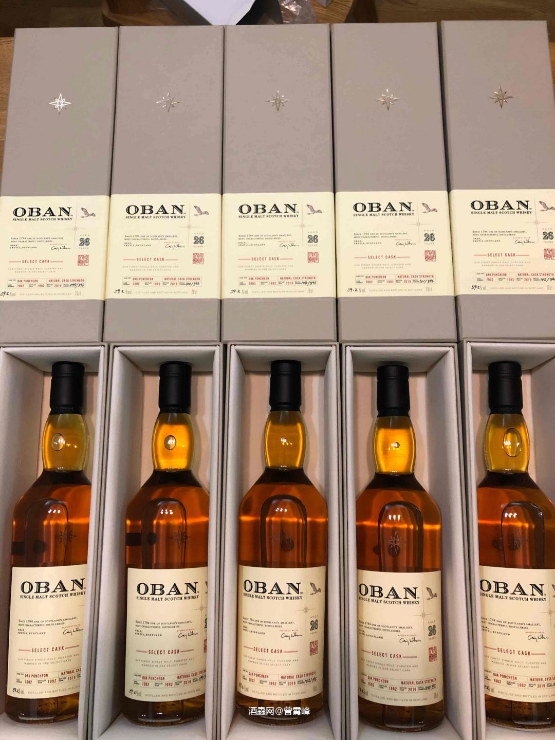 喝了一些oban，最近有点喜欢这个酒厂