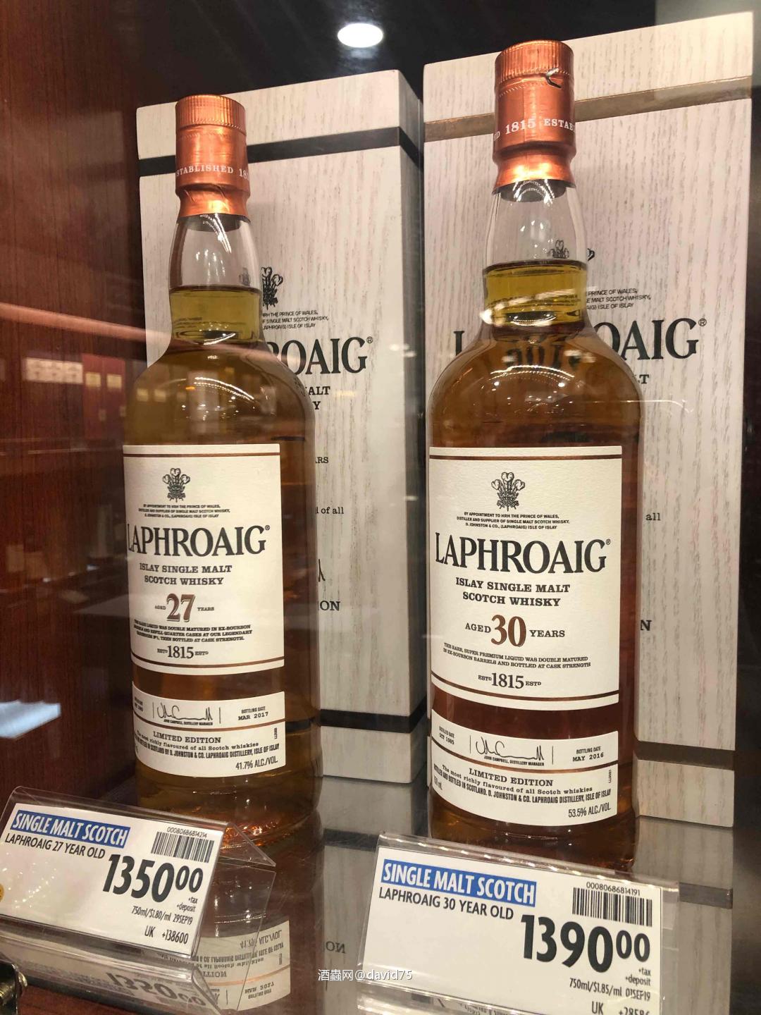 今天在温哥华看到的价格，看来还是酒虫网实在啊……