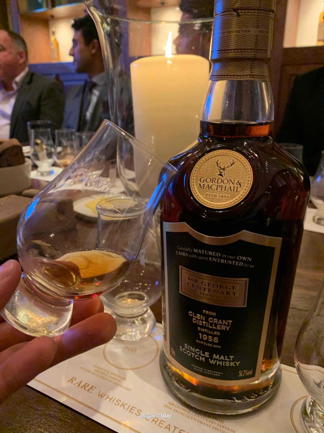 今年與G&M(Gordon & MacPhail)老酒品鑒—取消