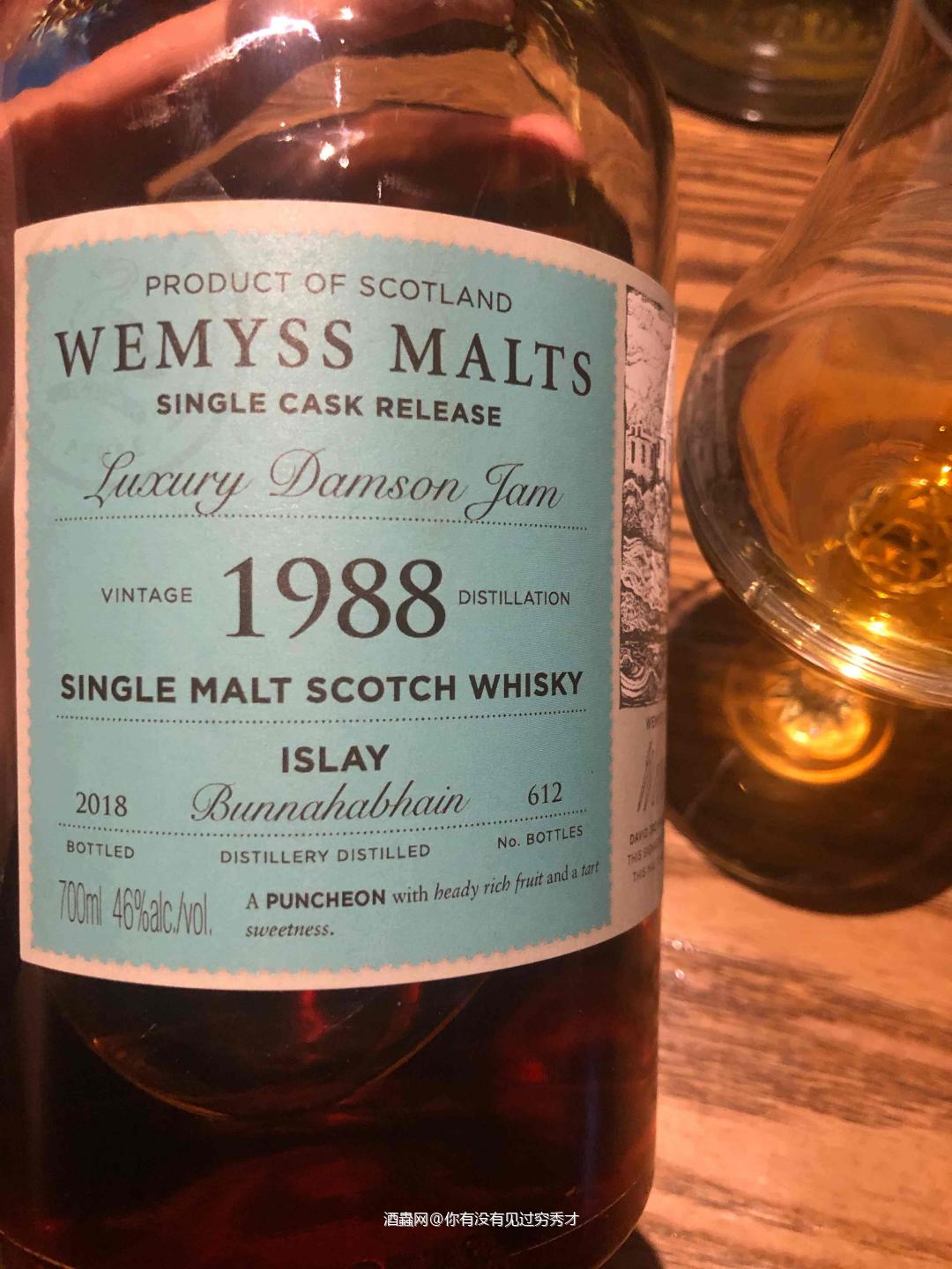 布纳哈本1988品鉴记录