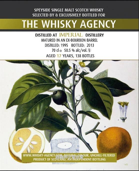 近日从友人处购得一款关停酒厂Imperial的分享，是由TW…