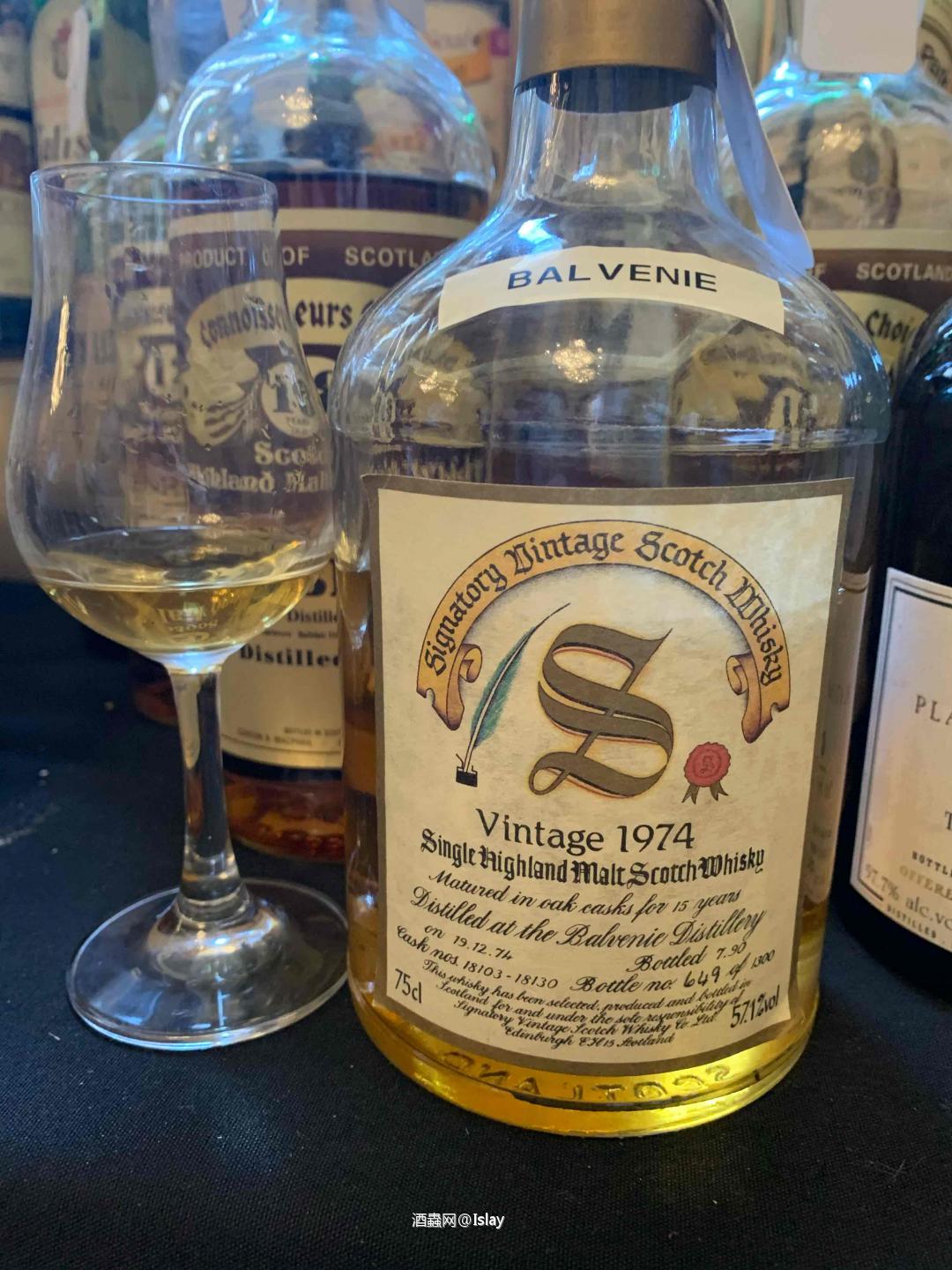 Balvenie 15年，1974/1990，57.1%，649 of 1300