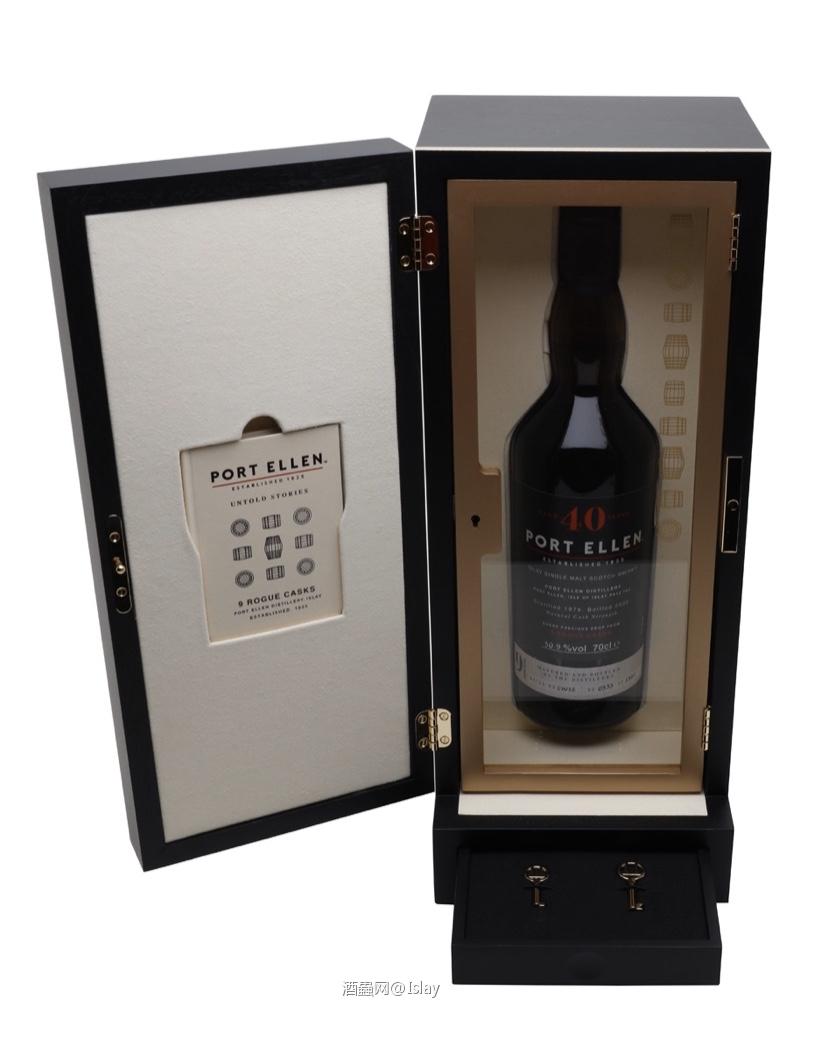 官方最老裝瓶—Port Ellen 40年，50.9%，投放1380瓶