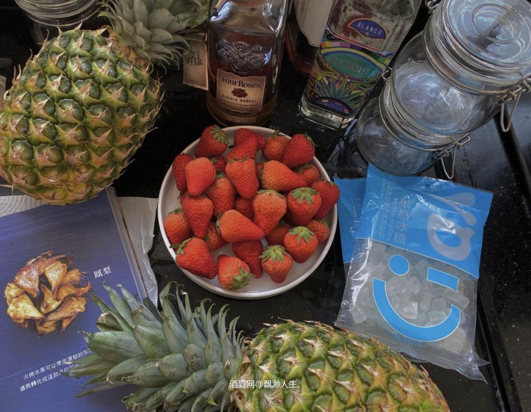 泡点夏天风味基酒 威士忌泡水果