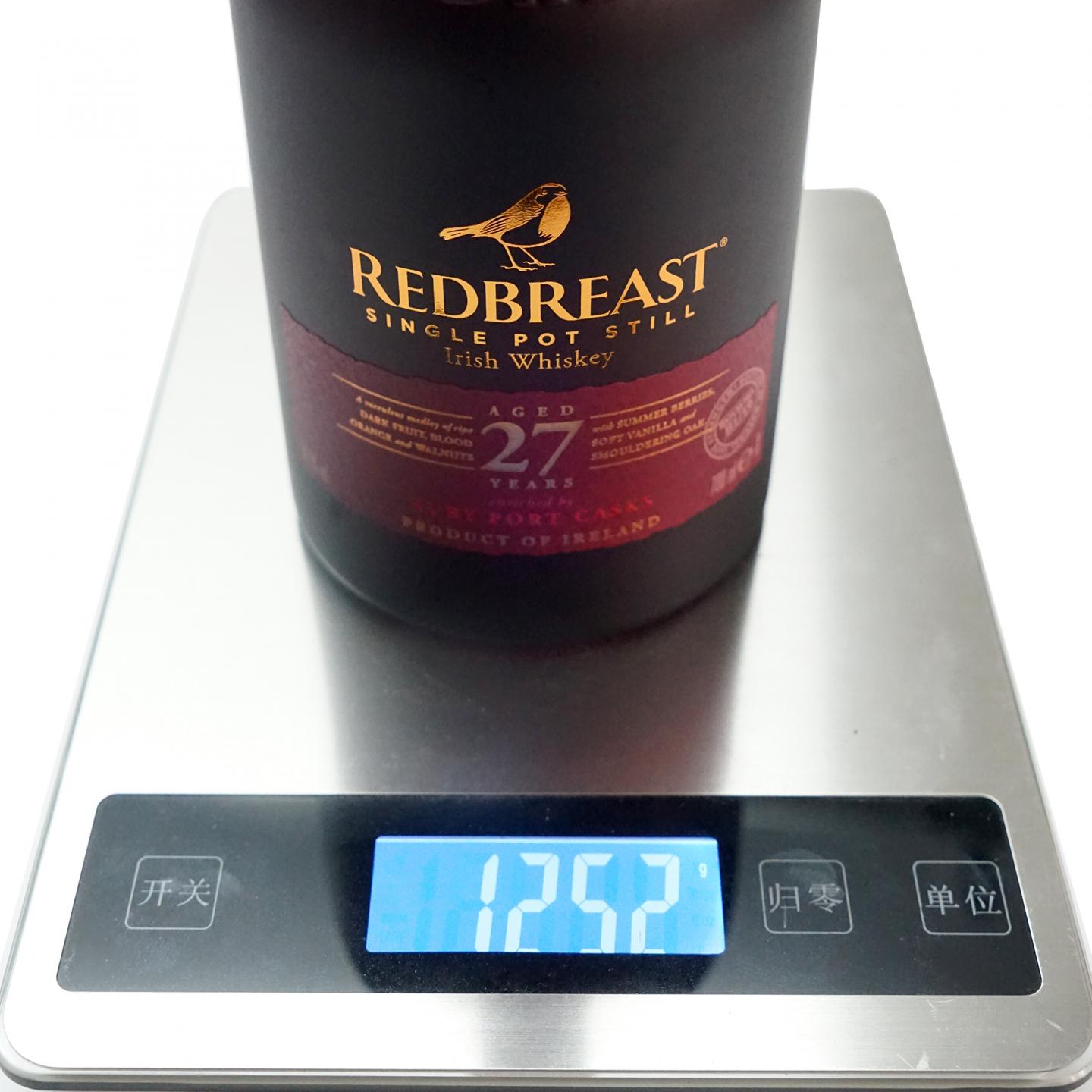 Redbreast 知更鸟27年