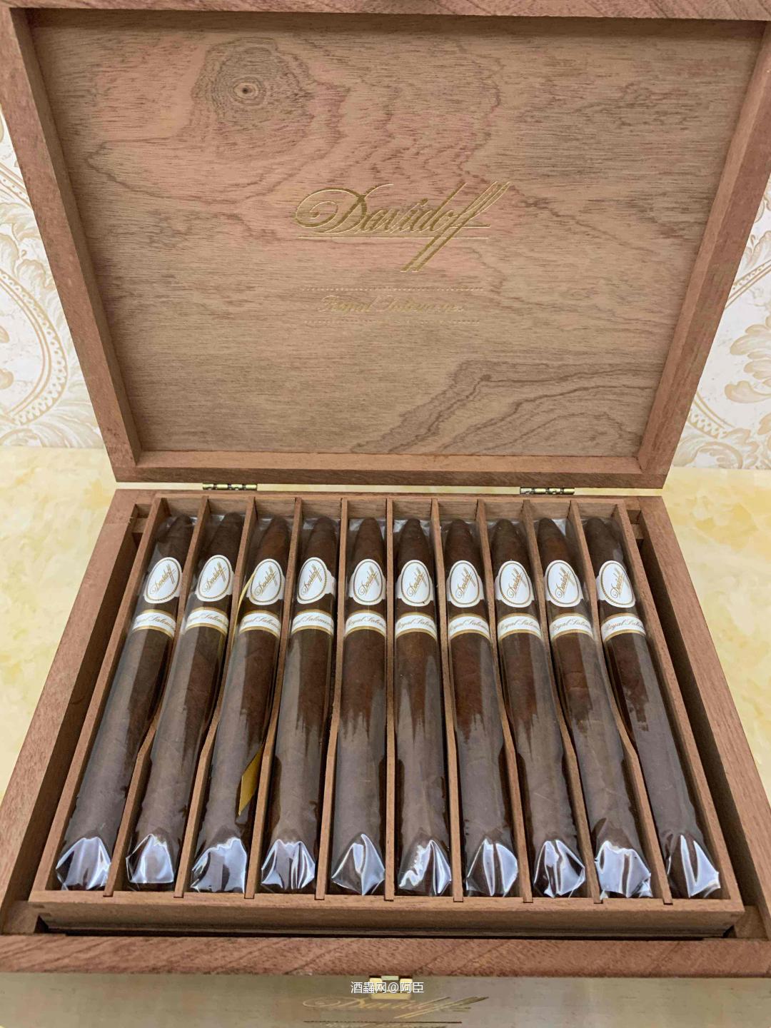 雪茄与威士忌，茄好酒好才是真的好~大卫杜夫皇家所罗门保湿盒