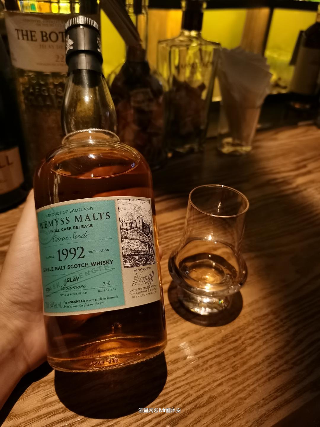 WEMYSS MALTS BOWMORE