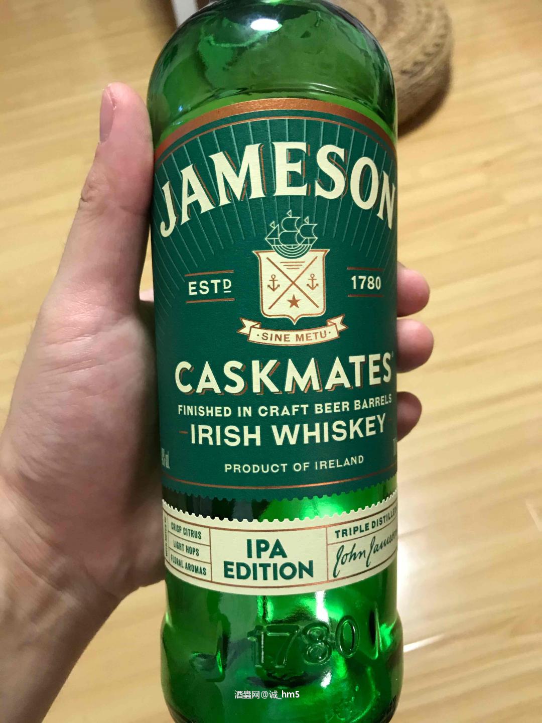 三天一瓶jameson ipa