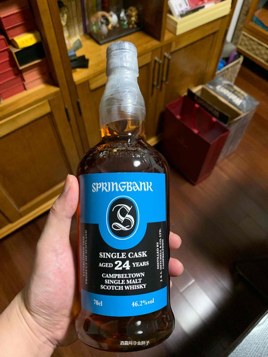 Springbank 24 years old single cask for UK customer