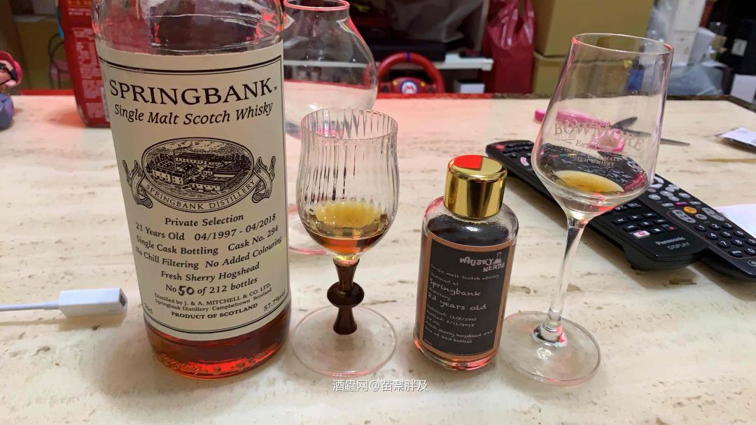 最近开瓶的云顶白标springbank Private cask个个都很不错耶。
