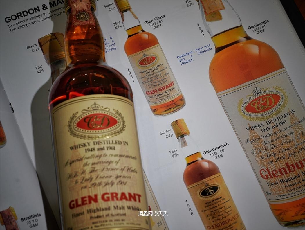 〓威尔士亲王与戴安娜王妃结婚纪念版〓1981年 格兰冠纯麦威士忌