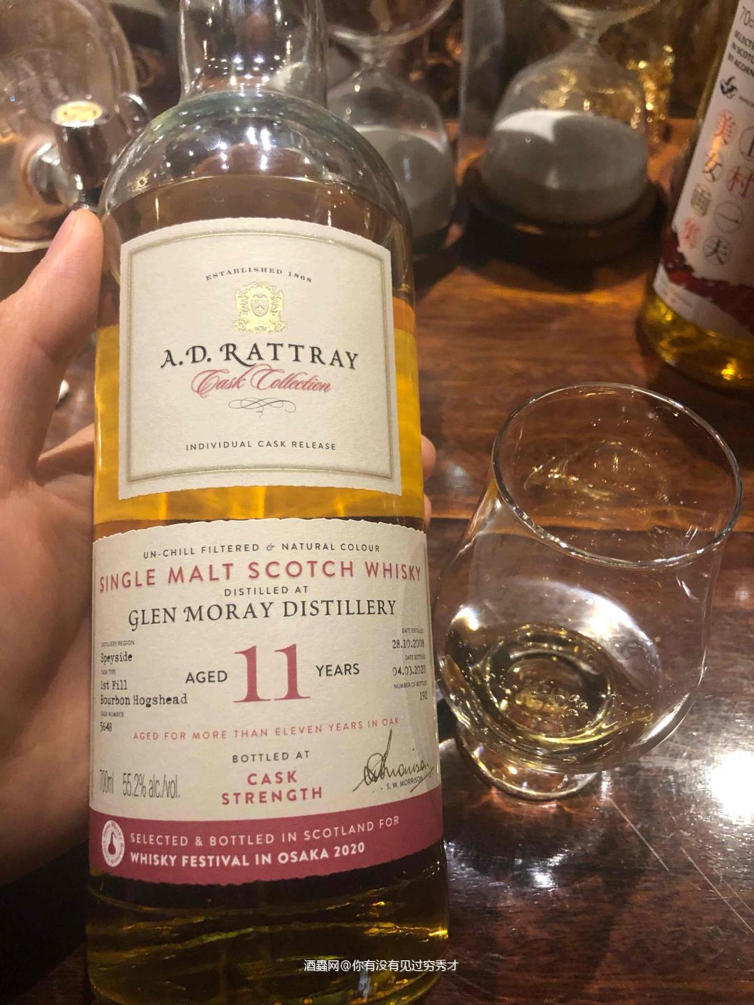 威士忌文化研究所土屋守选桶，格兰莫雷11年桶强日本大阪202…