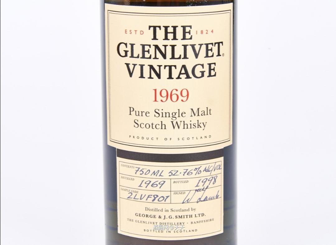 〓单麦始祖〓1969年 格兰威特28年单一麦芽威士忌