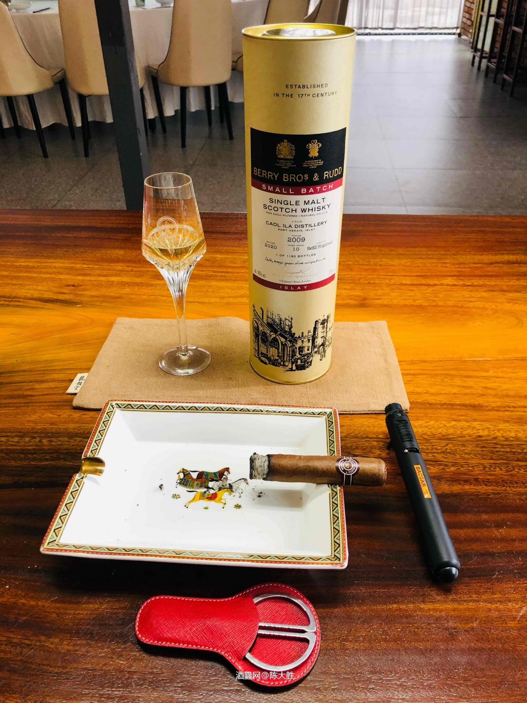 开完周例会，抽支茄，喝杯早酒 推荐BBR卡尔里拉2009