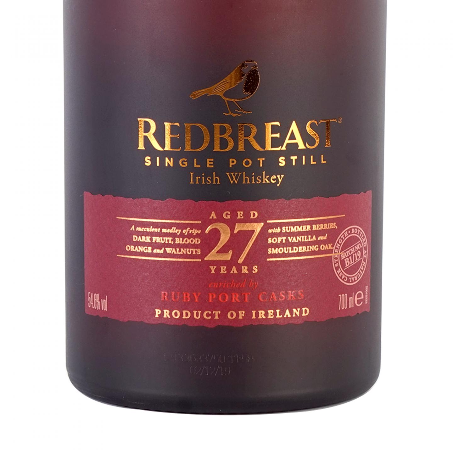 Redbreast 知更鸟27年