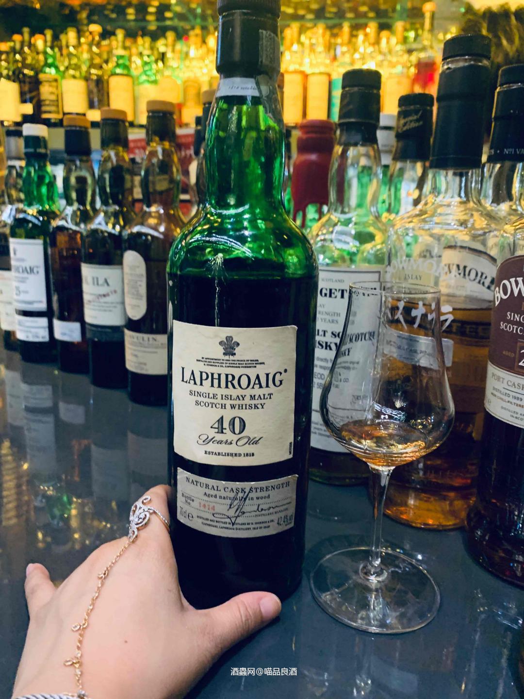 laphroaig40年喝到。。。淡淡的忧伤