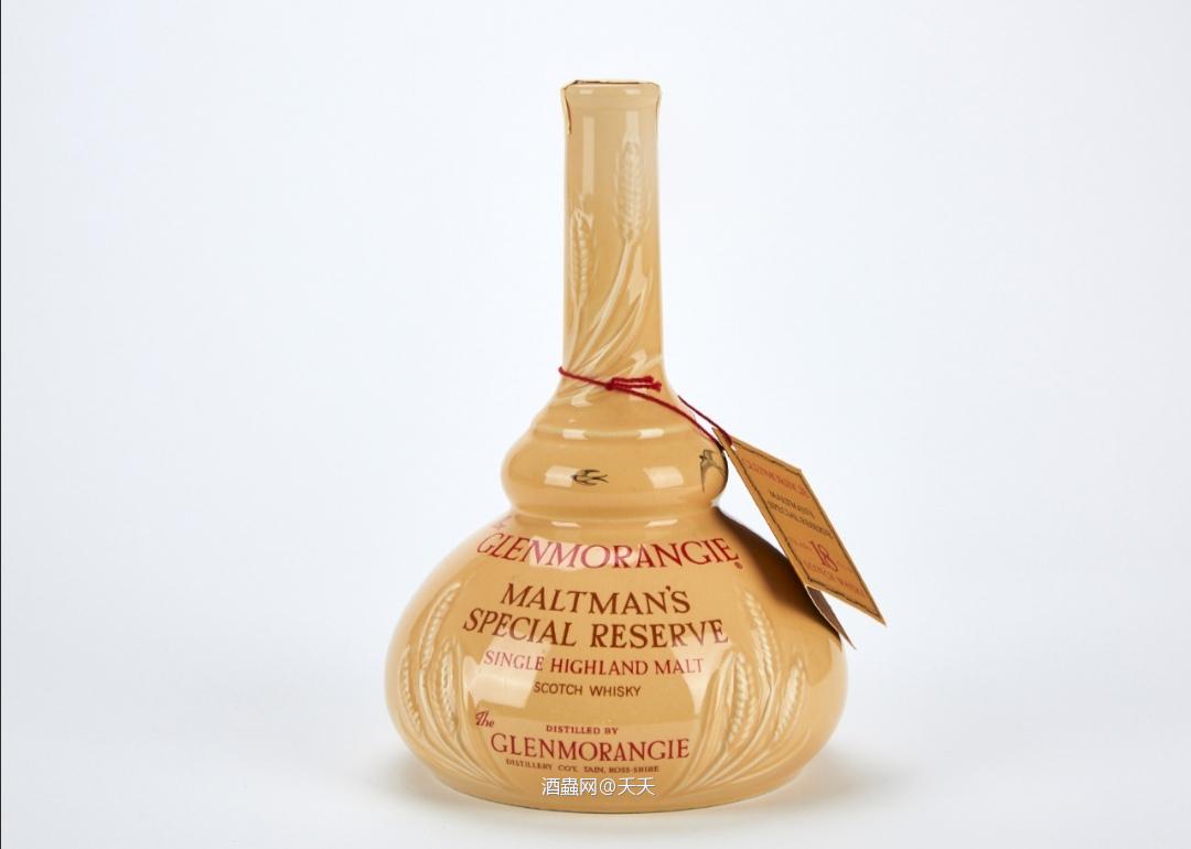 〓马尔特曼特别保护区限量版〓90年代 格兰杰18年瓷瓶单一麦芽威士忌