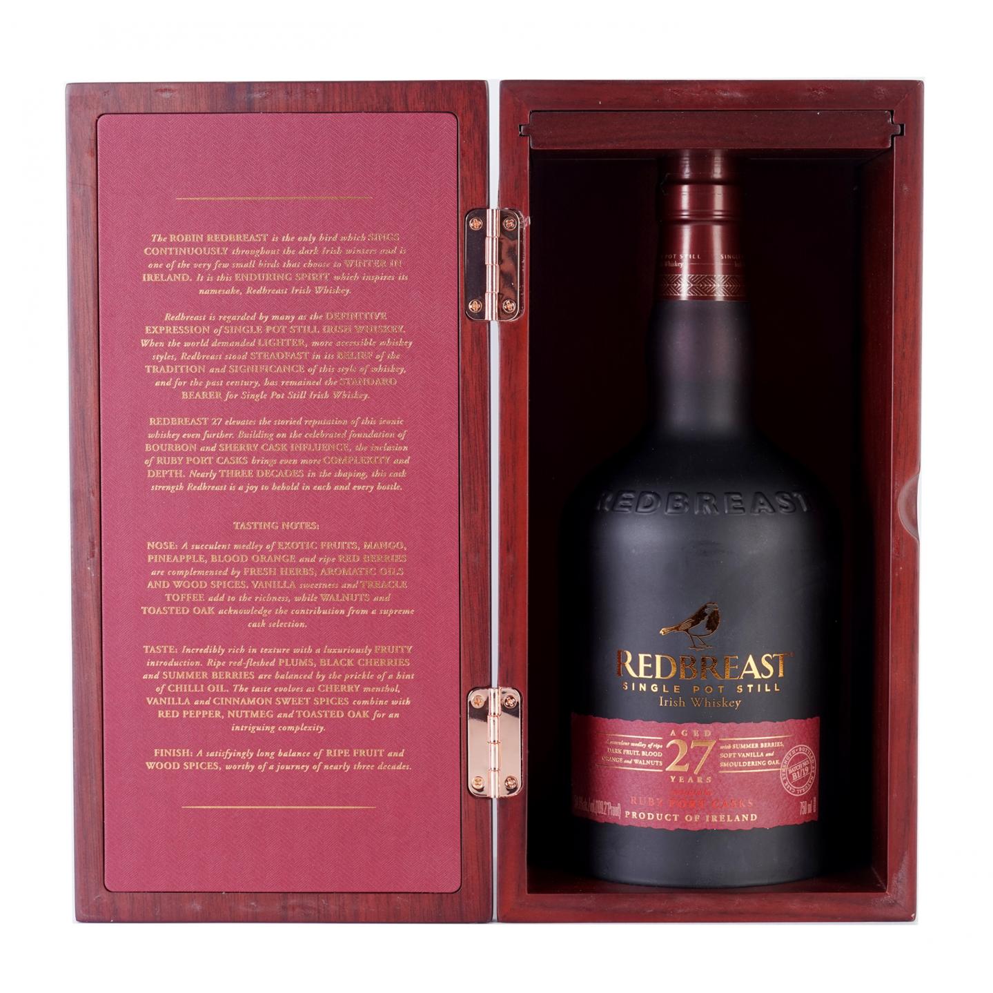 Redbreast 知更鸟 27年