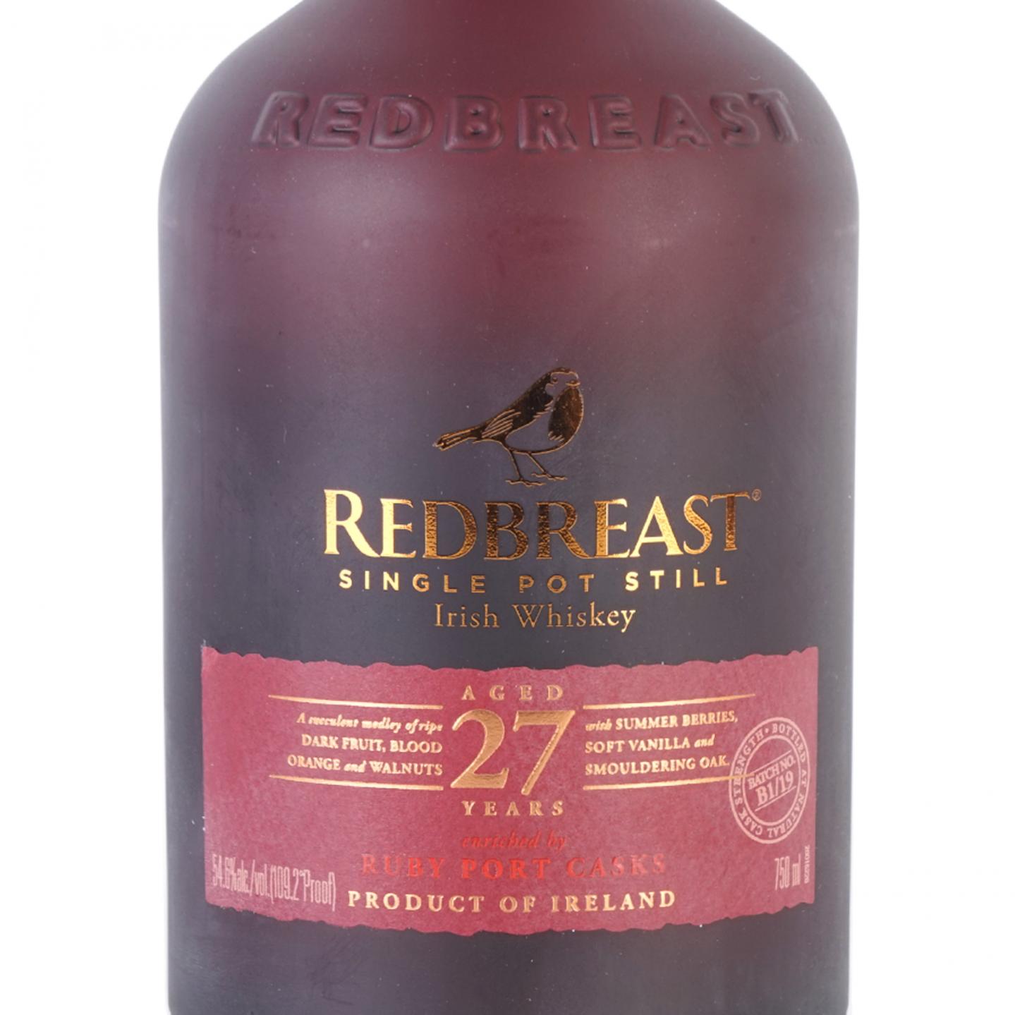 Redbreast 知更鸟 27年