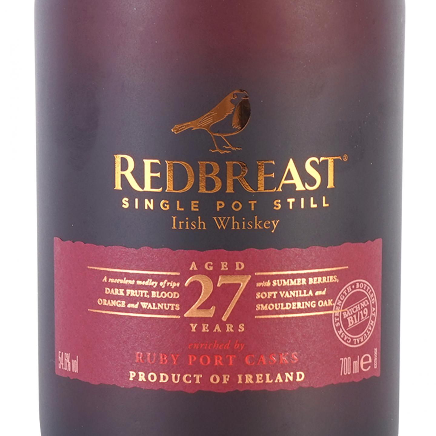 Redbreast 知更鸟 27年