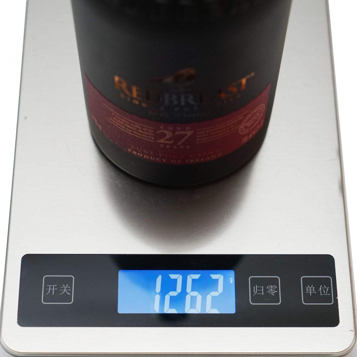 Redbreast 知更鸟 27年