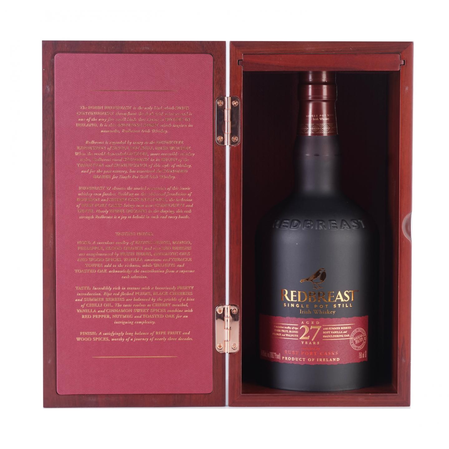 Redbreast 知更鸟 27年 单式壶