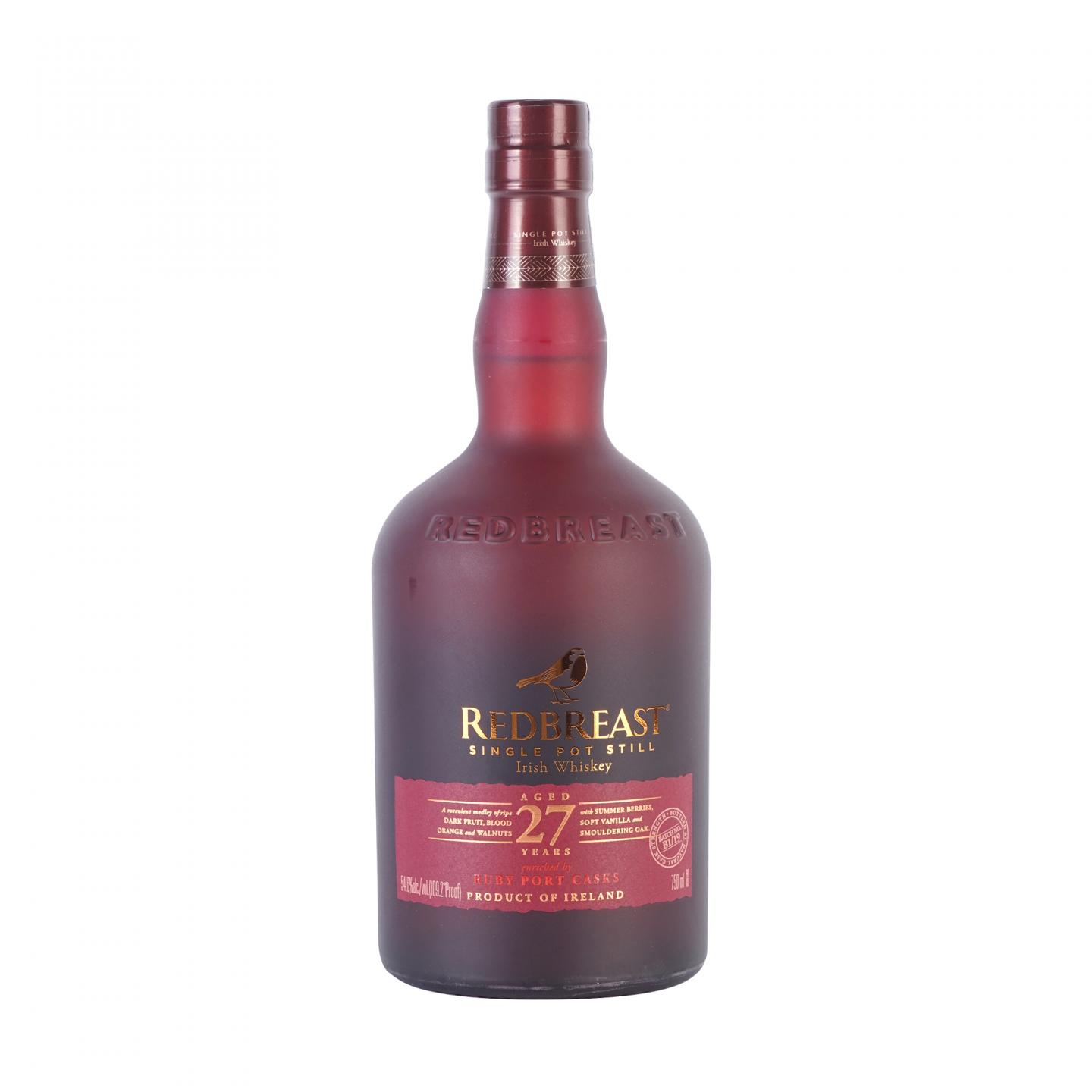 Redbreast 知更鸟 27年 单式壶