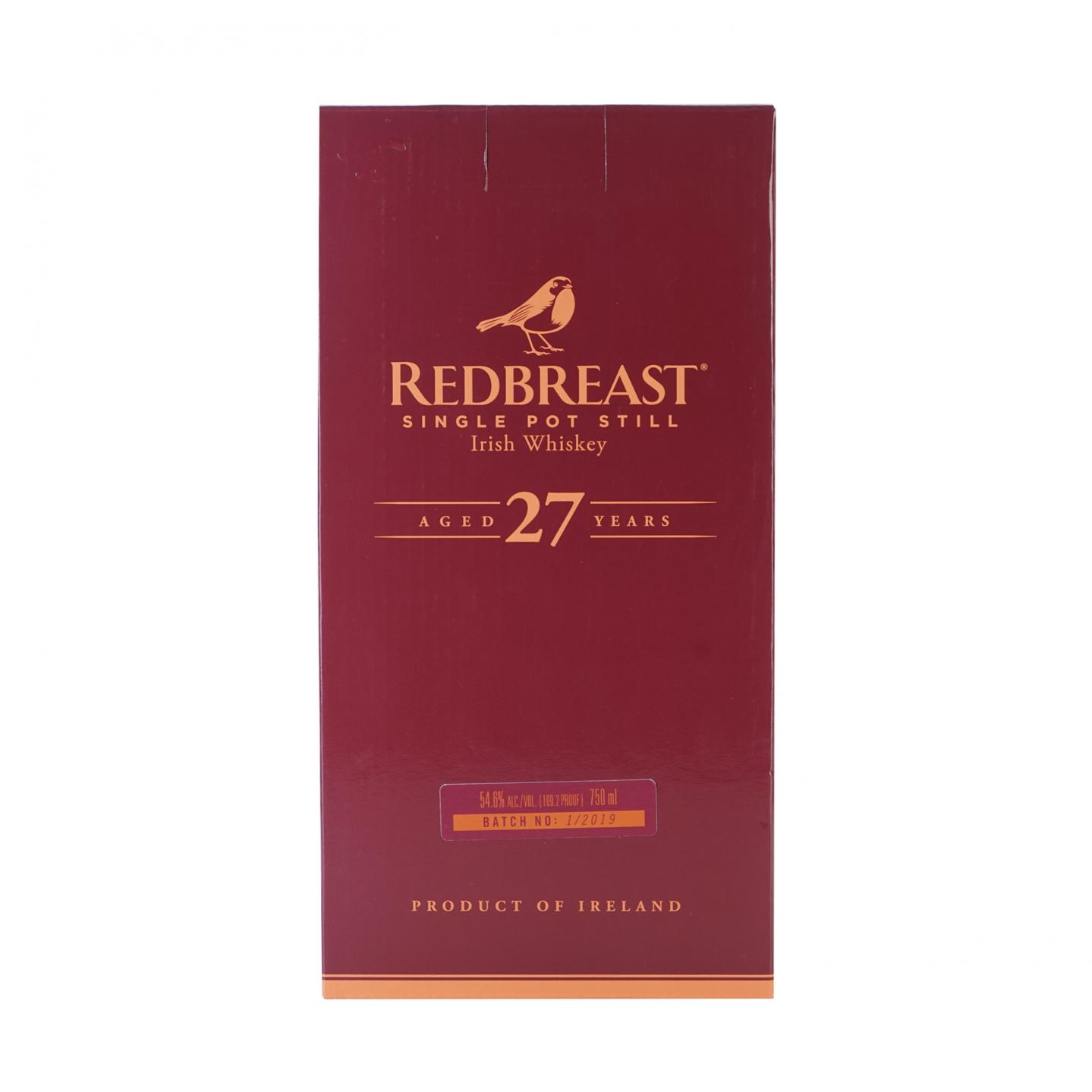Redbreast 知更鸟 27年 单式壶
