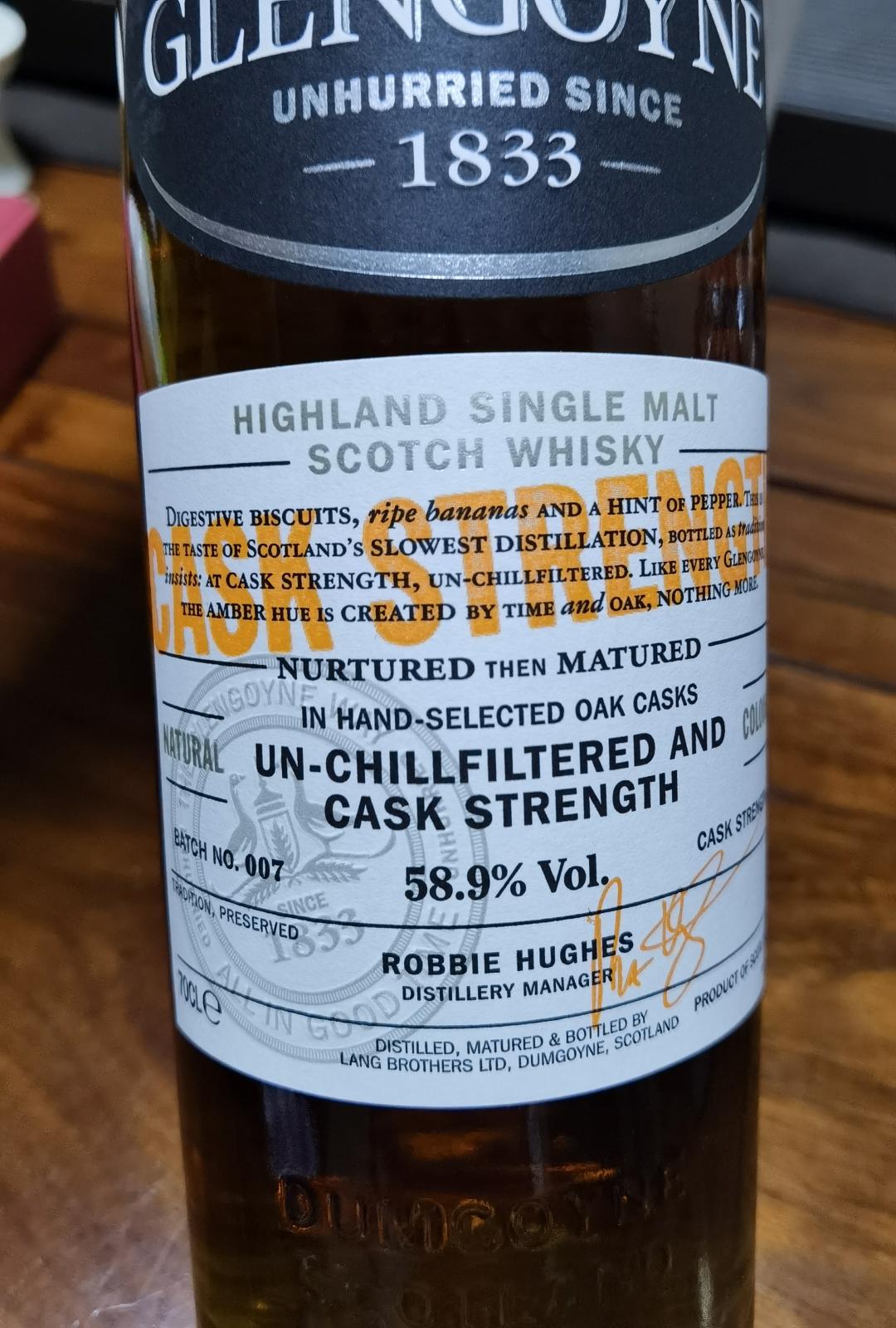 Glengoyne 格兰哥尼桶强第七版