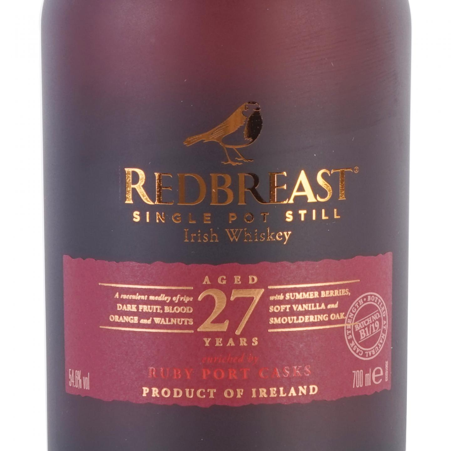Redbreast 知更鸟 27年