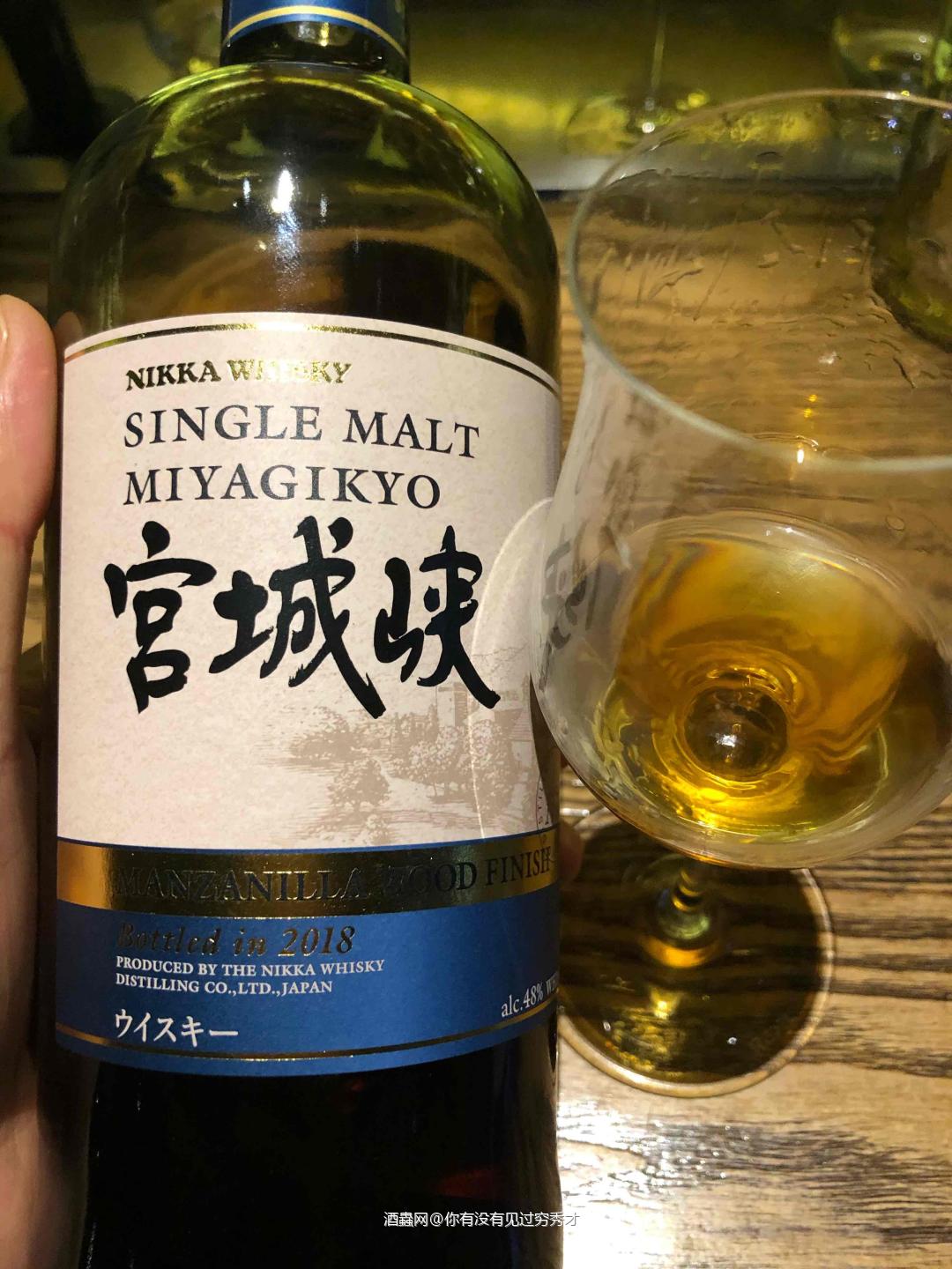 宫城峡2018曼萨尼拉桶48%<p class='p'/>酒体清澈，琥珀色，<p class='p'/>闻香：鲜…