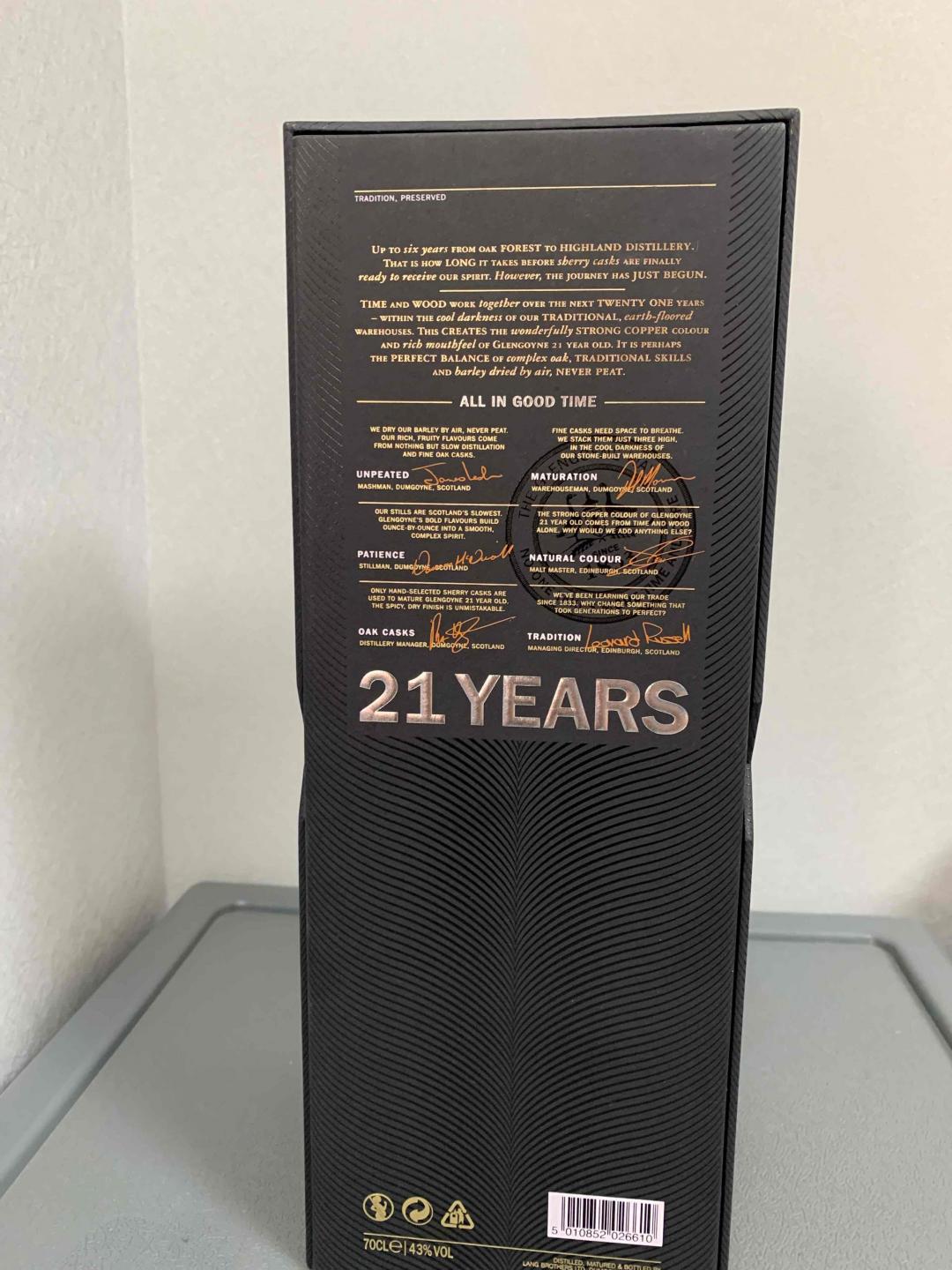 格兰哥尼21单一麦芽威士忌