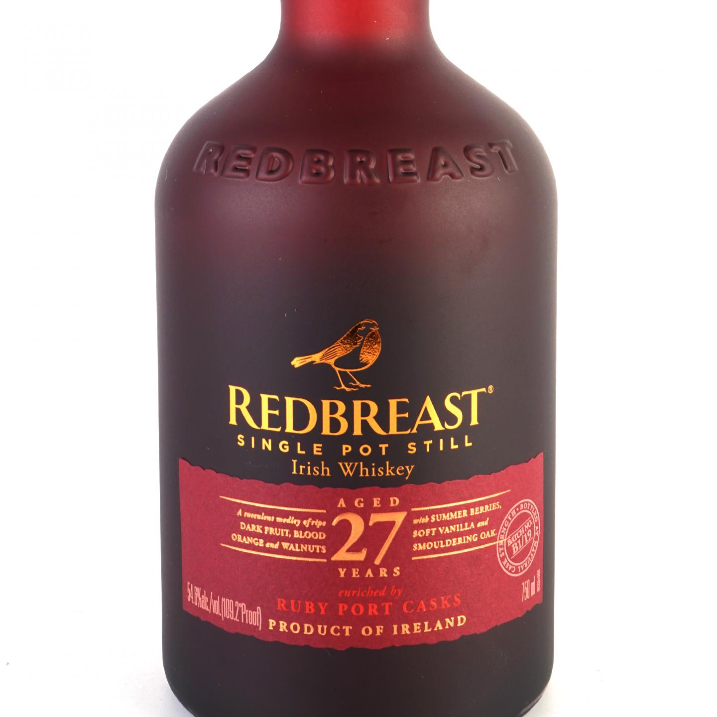 Redbreast 知更鸟 27年 单壶威士忌