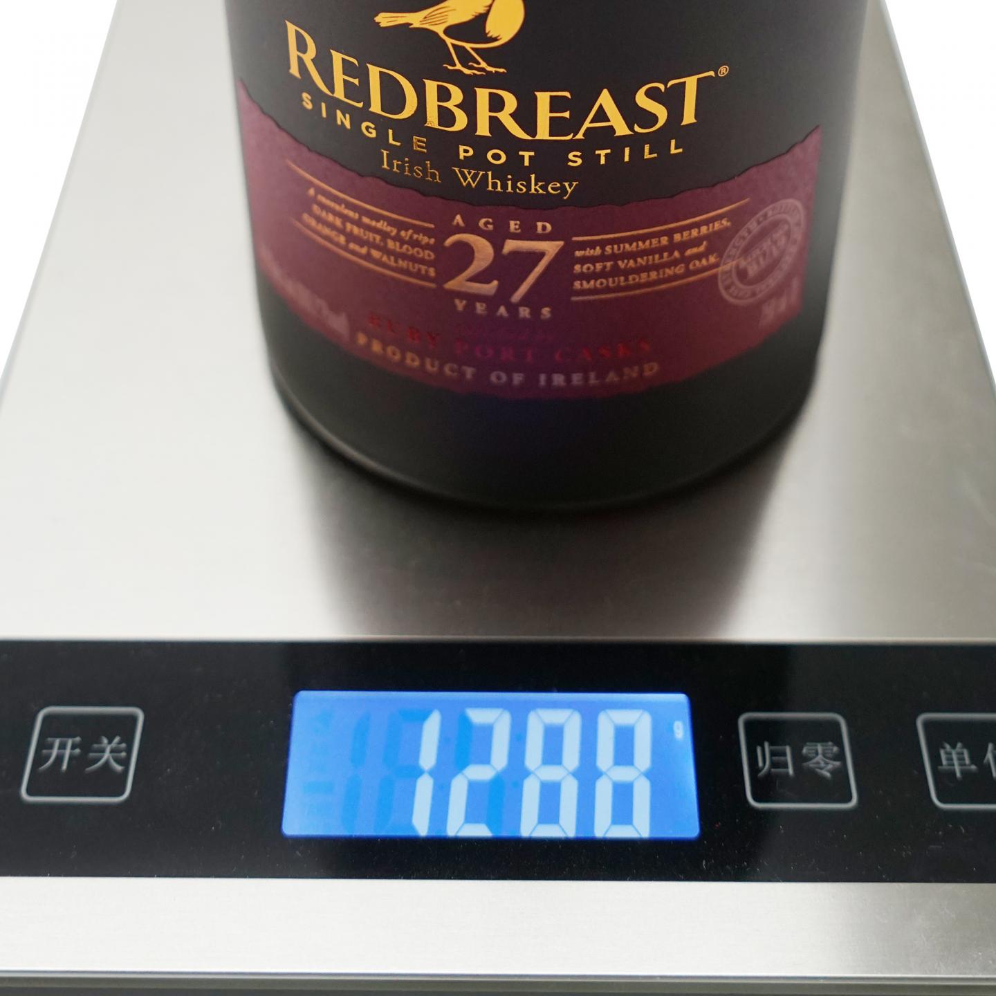 Redbreast 知更鸟 27年 单壶威士忌